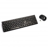 Pack Teclado e Mouse sem Fio Black